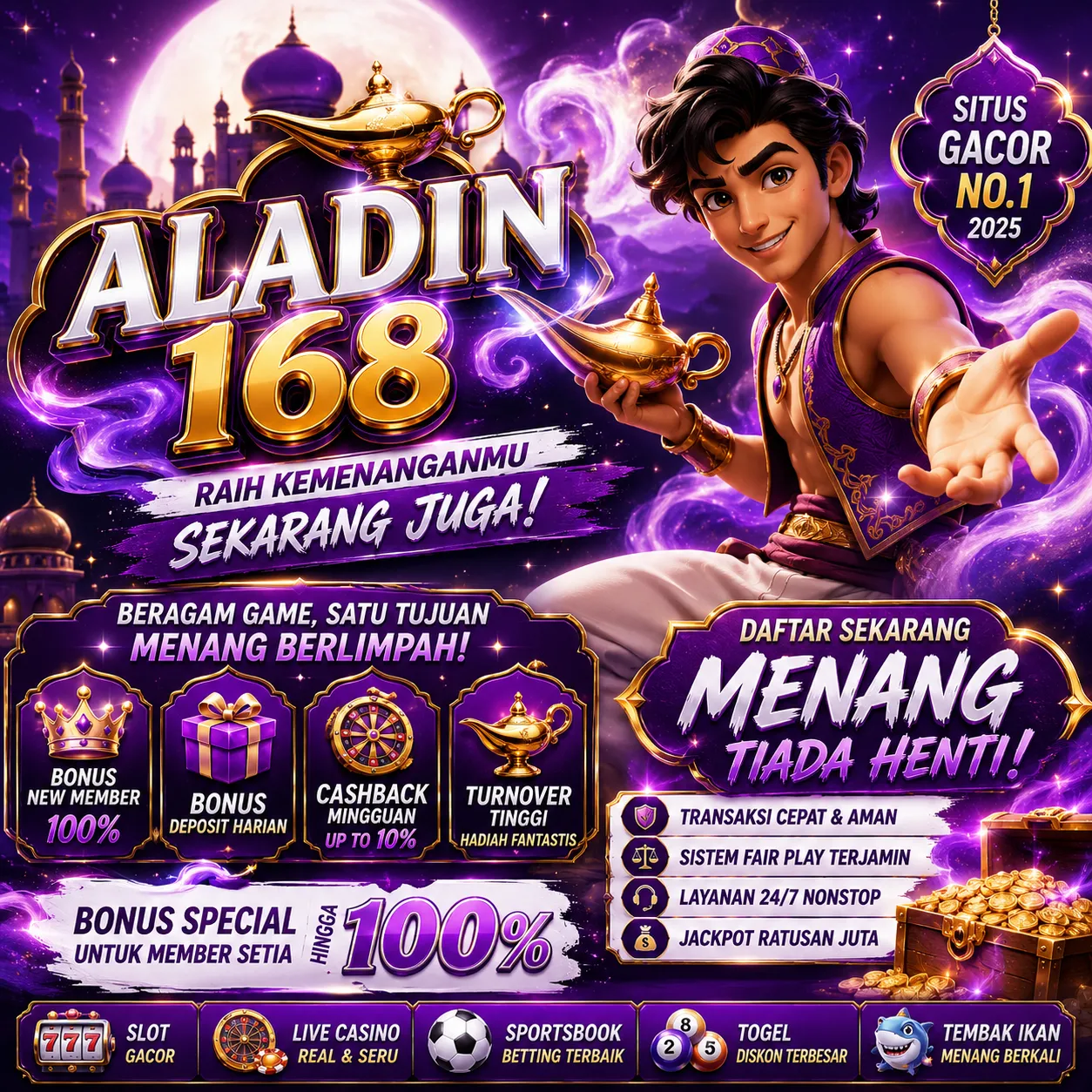 Aladin168 Banner